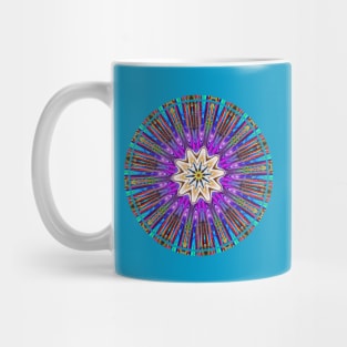 Bright Colorful Floral Mandala Design Mug